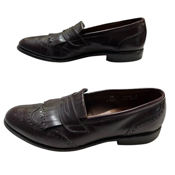 Allen Edmonds Shoe Mens 10 Wilbert Brown Leather Comfort Blucher‎ Oxford Casual main image 11